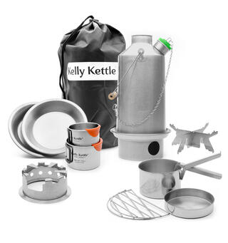 Vannkokerpakke 1,6 liter Kelly Kettle Ultimate Base Camp Kit Stee