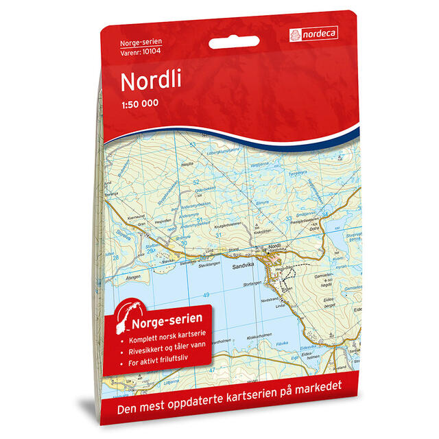 Nordli Nordeca Norge 1:50 000 10104 