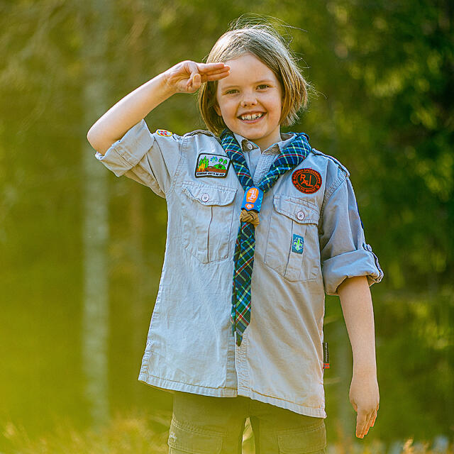 Speiderskjorta til barn 10 år Norges speiderforbund Barn 10 år