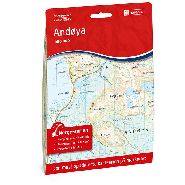 Andøya Nordeca Norge 1:50 000 10146 