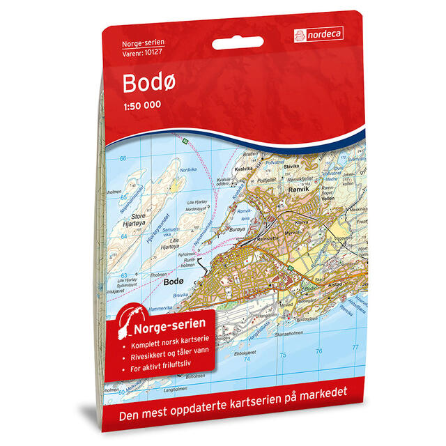 Bodø Nordeca Norge 1:50 000 10127 