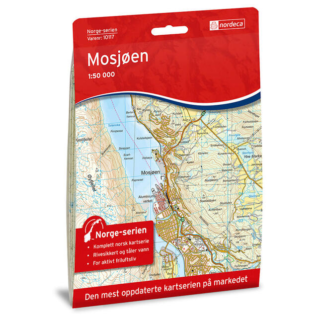 Mosjøen Nordeca Norge 1:50 000 10117 