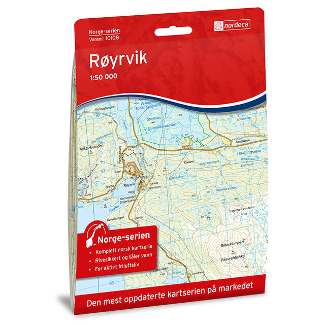 Røyrvik Nordeca Norge 1:50 000 10108 