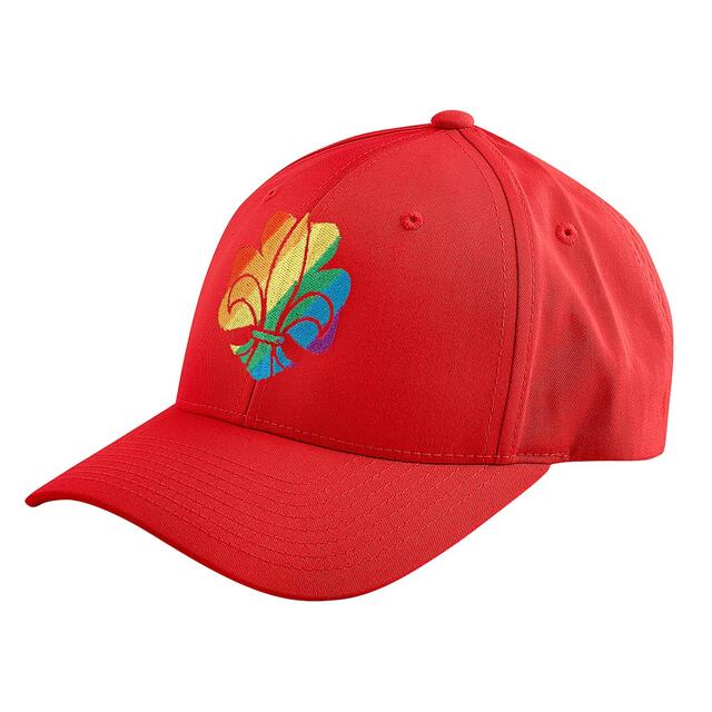 Regnbuecaps NSF Caps Snapback Rainbow Red OS 