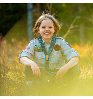 Speiderskjorta til barn Norges speiderforbund Barn