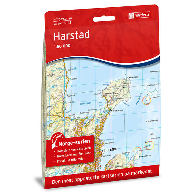 Harstad Nordeca Norge 1:50 000 10142 