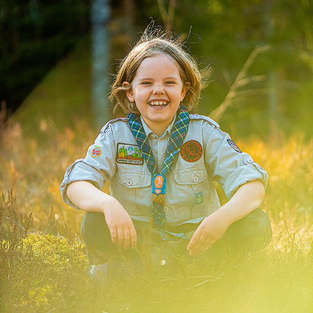 Speiderskjorta til barn 12 år Norges speiderforbund Barn 12 år