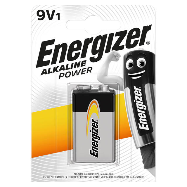 Batteri 9v Energizer Alkaline Power 9v 