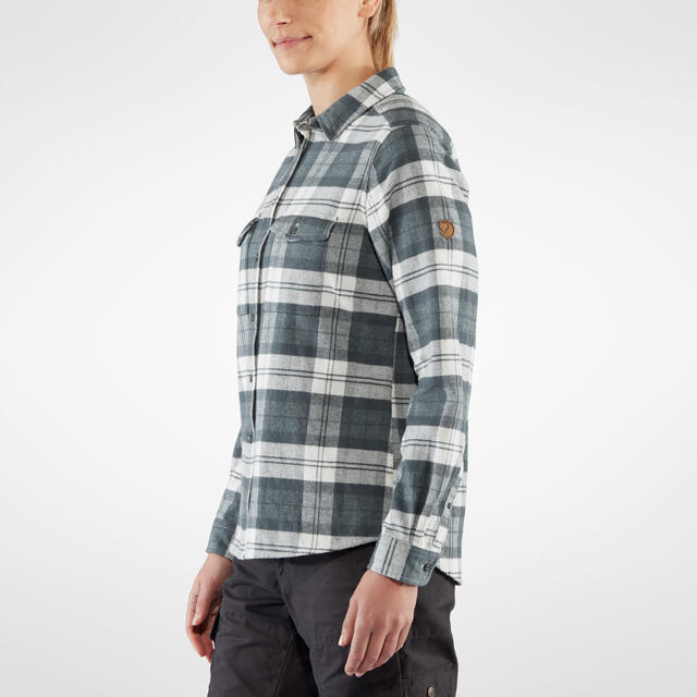 Skjorte til dame Fjällräven Övik Heavy Flannel W 042