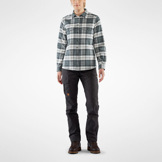 Skjorte til dame Fjällräven Övik Heavy Flannel W 042