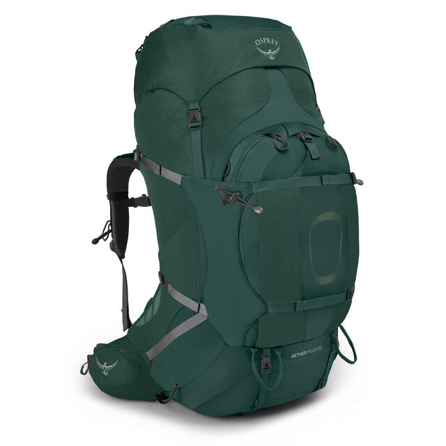 Storsekk til herre Osprey Aether Plus 100 L/XL AxoGreen