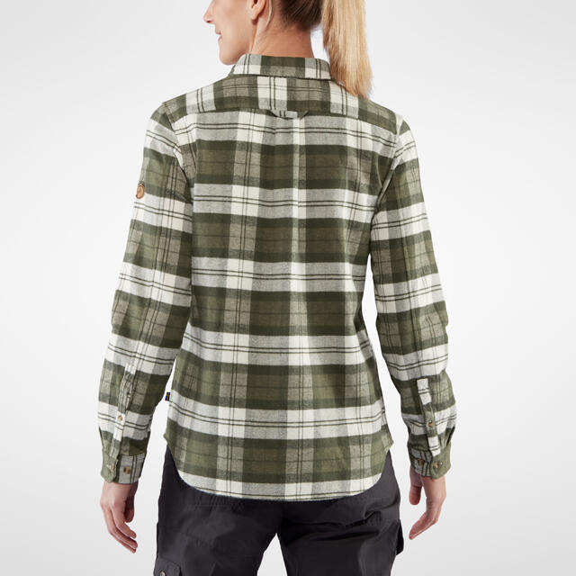 Skjorte til dame Fjällräven Övik Heavy Flannel W 620