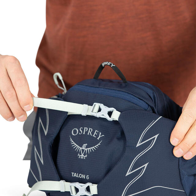 Hoftesekk til herre Osprey Talon 6 CeramicBlue