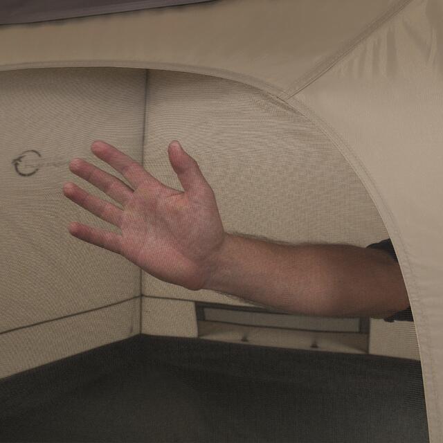 Kuppeltelt til 6 Easy Camp Moonlight Yurt Grey