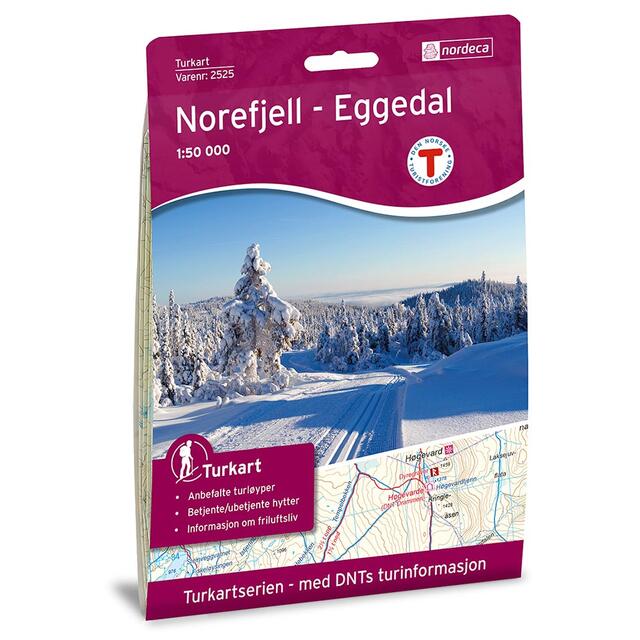 Norefjell-Eggedal Nordeca Turkart 1:50 000 2525 