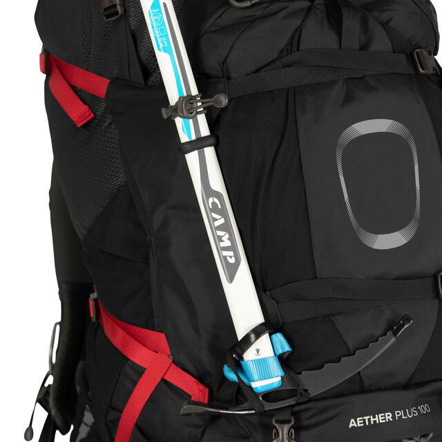 Storsekk til herre Osprey Aether Plus 100 L/XL Black