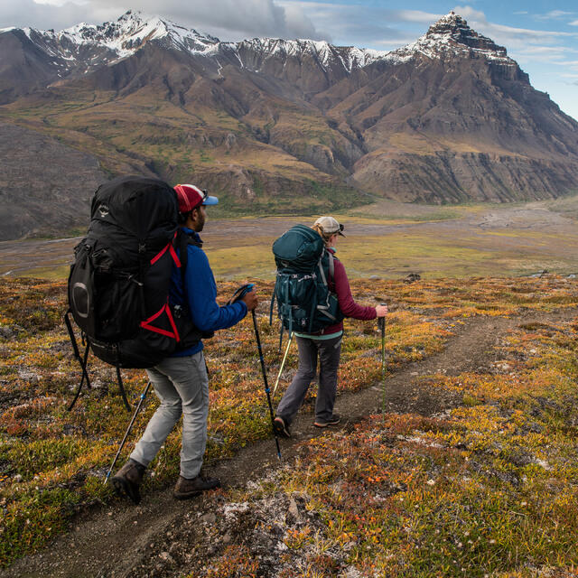 Storsekk til herre Osprey Aether Plus 100 L/XL Black