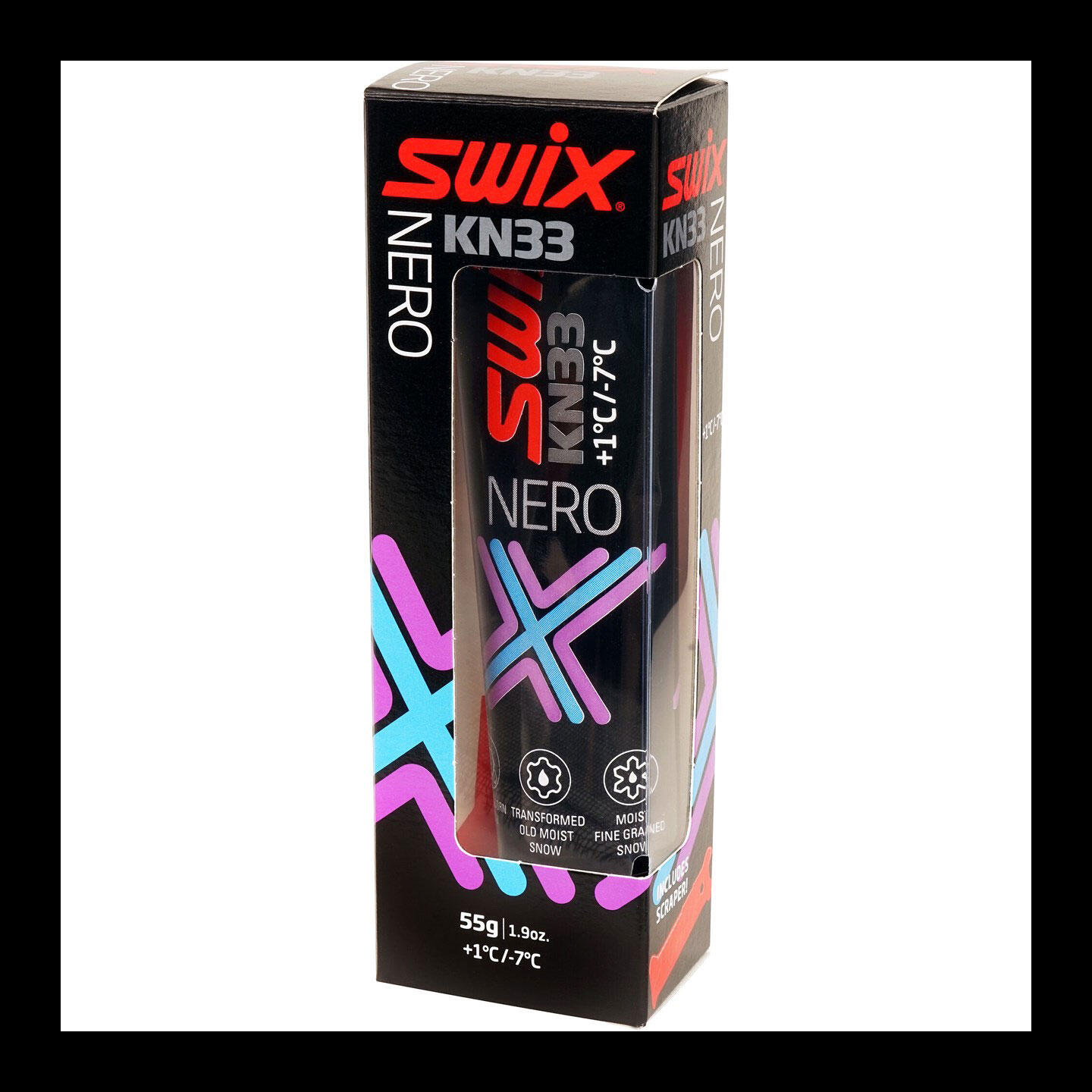 Klister +1/-7 Swix Nero KN33 55g