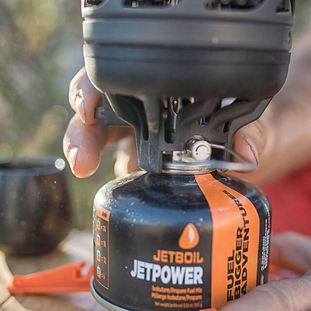 Gassbrenner med kjele 2,6 kW Jetboil Flash 1 liter Carbon