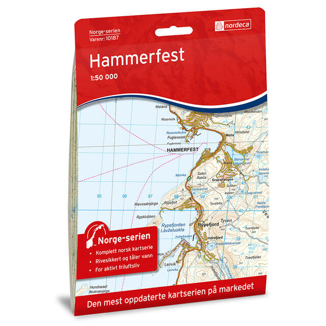 Hammerfest Nordeca Norge 1:50 000 10187 