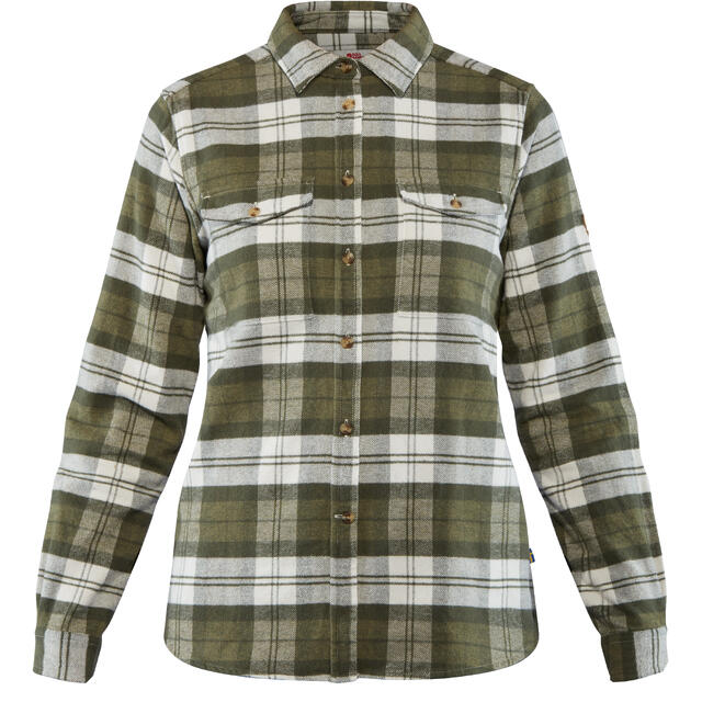 Skjorte til dame S Fjällräven Övik Heavy Flannel W S 620