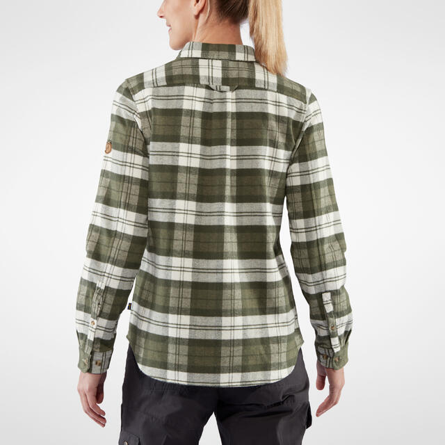 Skjorte til dame S Fjällräven Övik Heavy Flannel W S 620