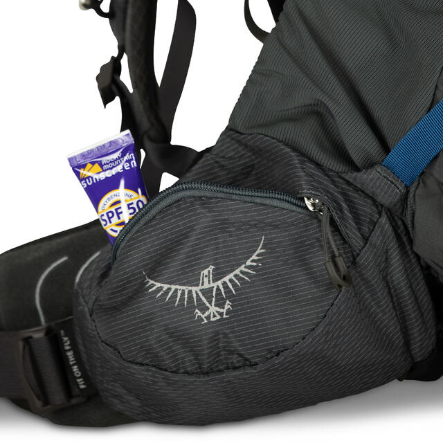 Storsekk til herre Osprey Aether Plus 70 L/XL EclipseGrey