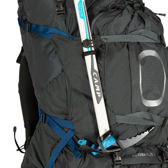 Storsekk til herre Osprey Aether Plus 70 L/XL EclipseGrey