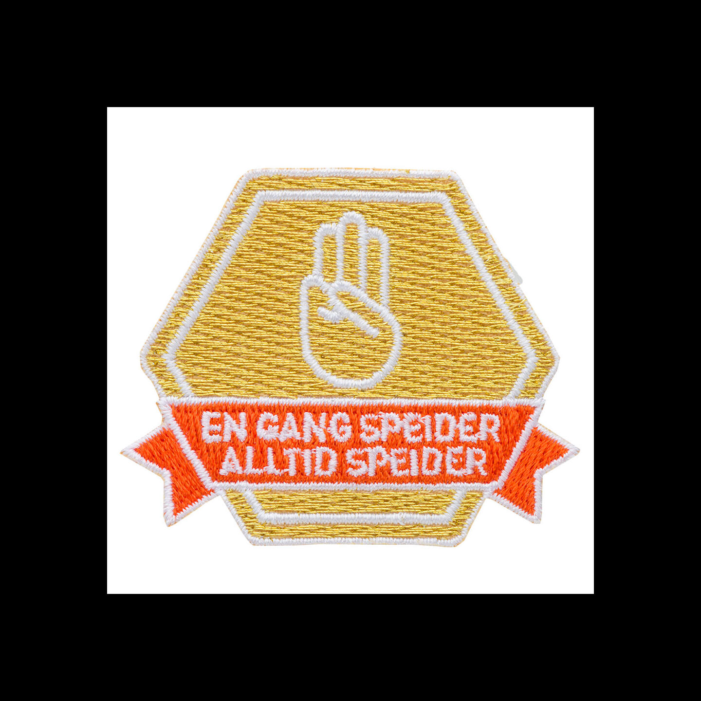 En gang speider Alltid speider NSF Motivasjonsmerke Alltid speider