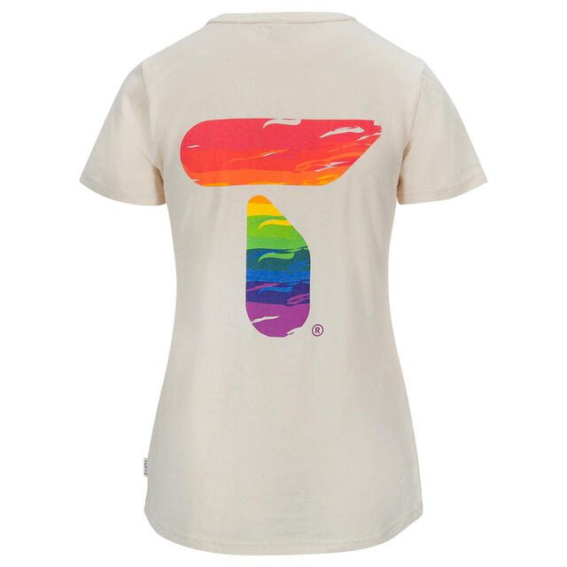 Regnbueskjorte til dame XS Tufte Eco Tee Rainbow W XS