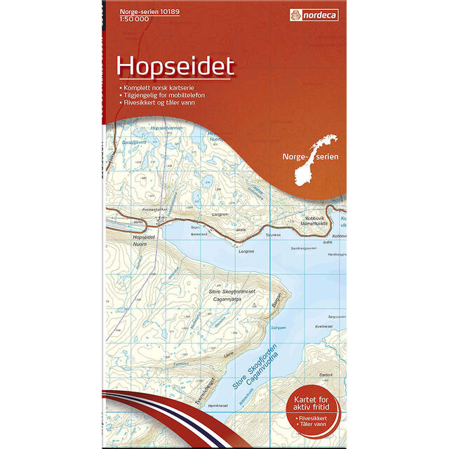 Hopseidet Nordeca Norge 1:50 000 10189 