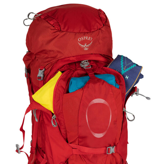 Storsekk til dame XS/S Osprey Ariel Plus 60 XS/S CarnelianRed