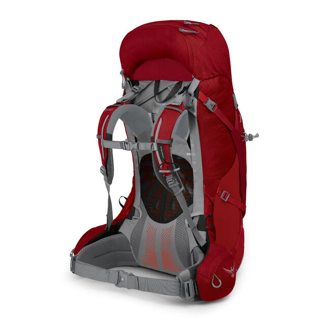 Storsekk til dame XS/S Osprey Ariel Plus 60 XS/S CarnelianRed