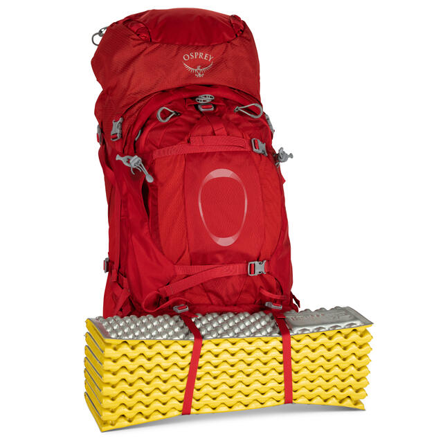 Storsekk til dame XS/S Osprey Ariel Plus 60 XS/S CarnelianRed
