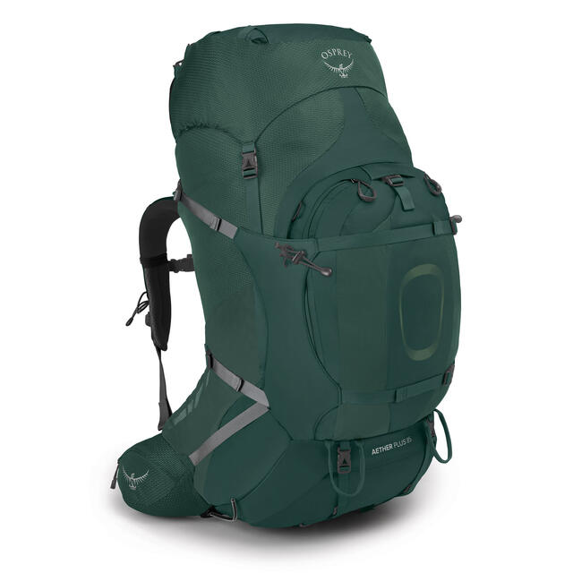 Storsekk til herre Osprey Aether Plus 85 L/XL AxoGreen