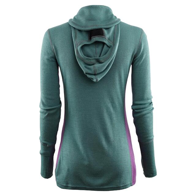 Hettegenser til dame M Aclima Warmwool Hood Zip W M 300