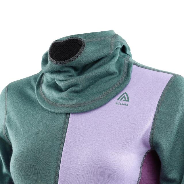 Hettegenser til dame M Aclima Warmwool Hood Zip W M 300