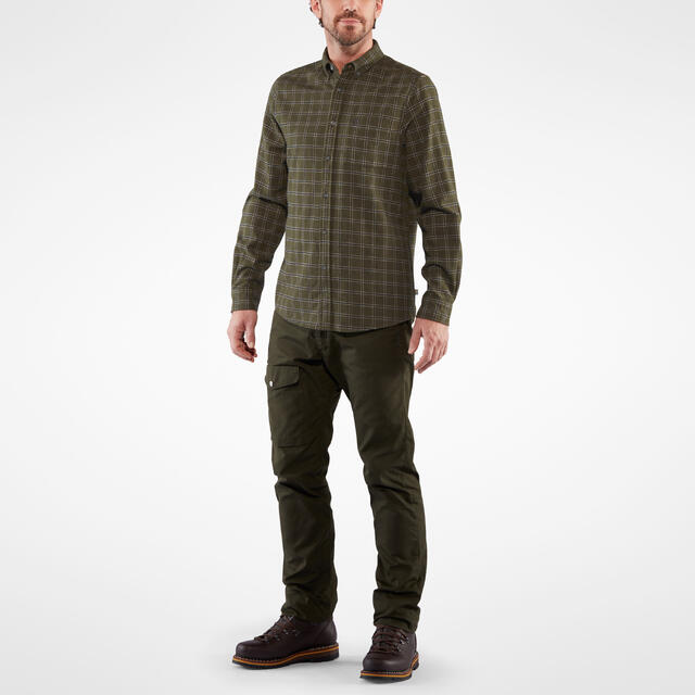 Skjorte til herre S Fjällräven Övik Flannel M S 555