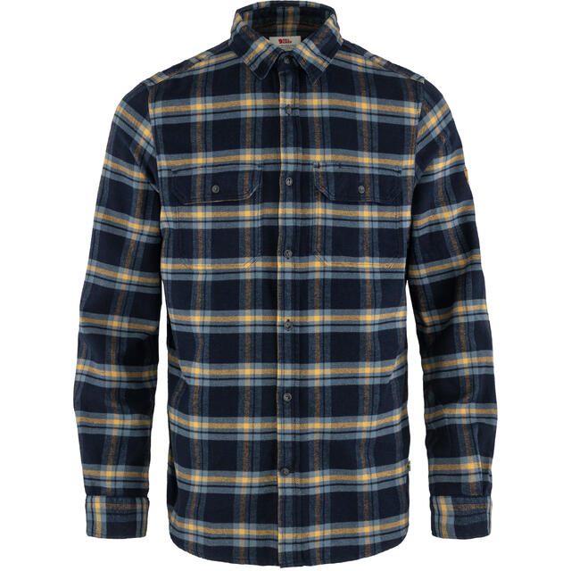 Skjorte til herre XL Fjällräven Övik Heavy Flannel M XL 555-2