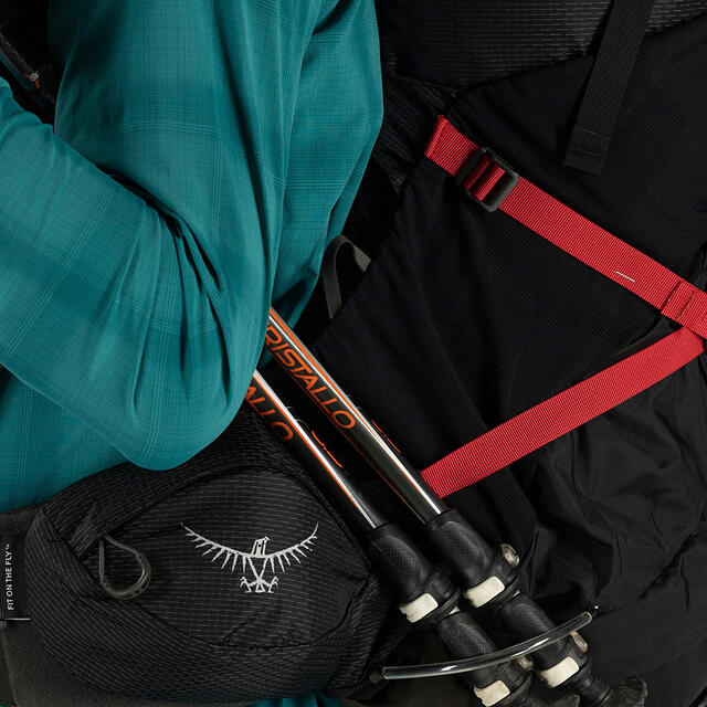 Storsekk til herre Osprey Aether Plus 85 L/XL Black