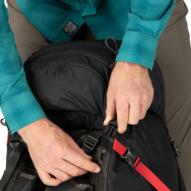 Storsekk til herre Osprey Aether Plus 85 L/XL Black