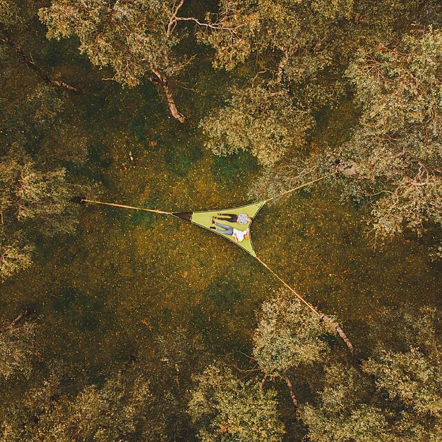 Hengekøye til 2 Tentsile Duo Hammock Green 