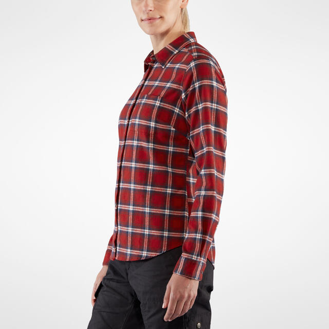 Skjorte til dame S Fjällräven Övik Flannel W S 410-021