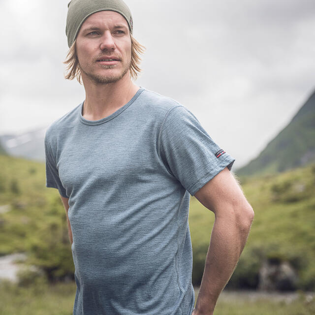 Skjorte til herre XL Devold Breeze Merino Tee M XL 770