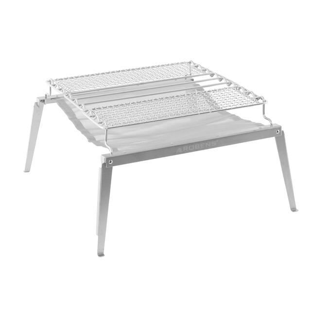 Bålstativ med grillrist Robens Timber Mesh Grill L