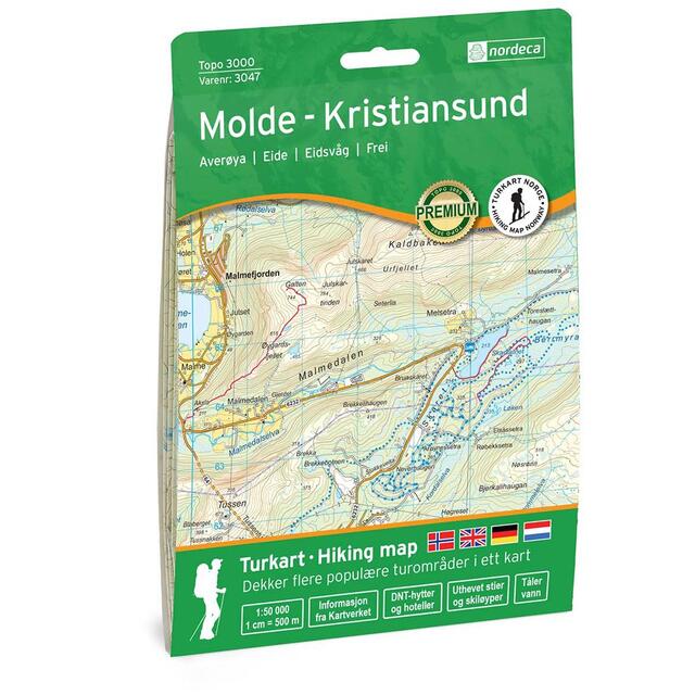 Molde-Kristiansund Nordeca Topo 1:50 000 3047 