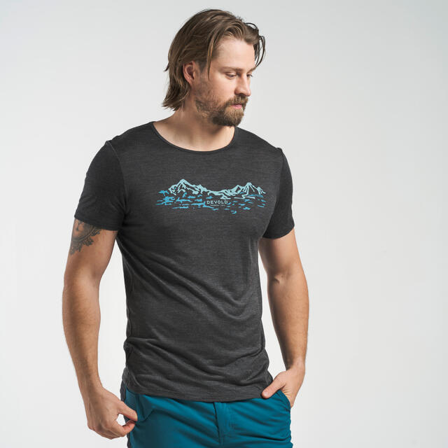 Skjorte til herre L Devold Utladalen Merino Tee M L 940