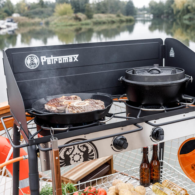Kokebord med gassbrenner 10 kW Petromax Gas Table with Double Burner