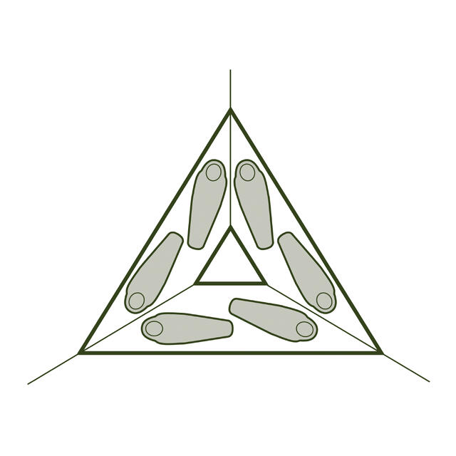 Kraftig hengekøye til 6 Tentsile Safari Trillium XL 3 Fabric