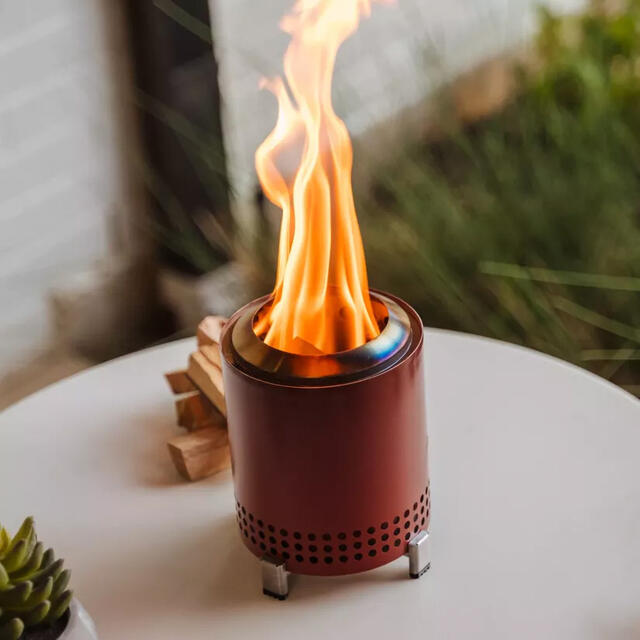 Leirbålbrenner Solo Stove Mesa MulberryRed